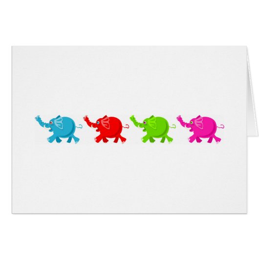 Herd of Elephants Cards (Front Horizontal)