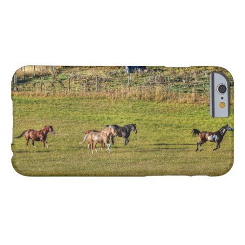 Herd of Horses Running on a BC Ranch Barely There iPhone 6 Case