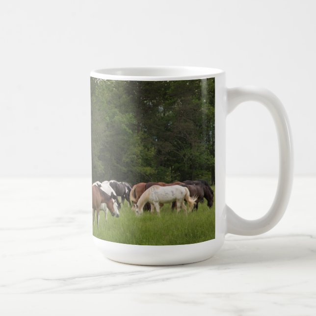 Herd of horses, Tennessee Coffee Mug (Right)