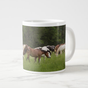 Herd of horses, Tennessee Giant Coffee Mug