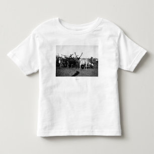 Herd of Reindeer in Alaska Photograph Toddler T-shirt