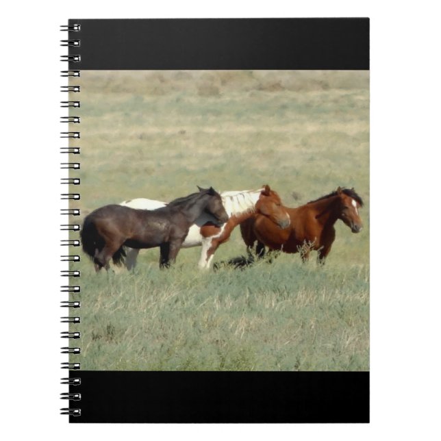 Herd of wild horses notebook (Front)