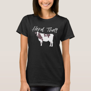 Herd that  cows cattle western country boho fashio T-Shirt