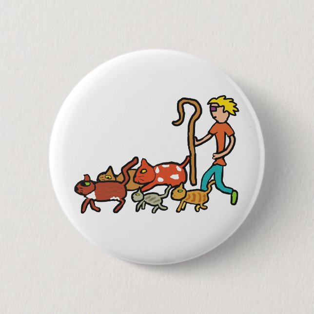 Herding Cats Button (Front)