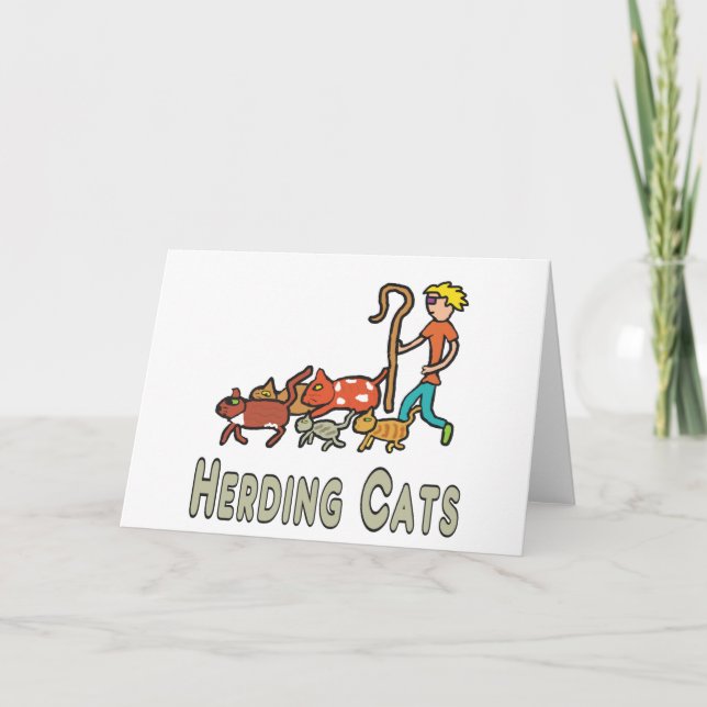 Herding Cats Card (Front)