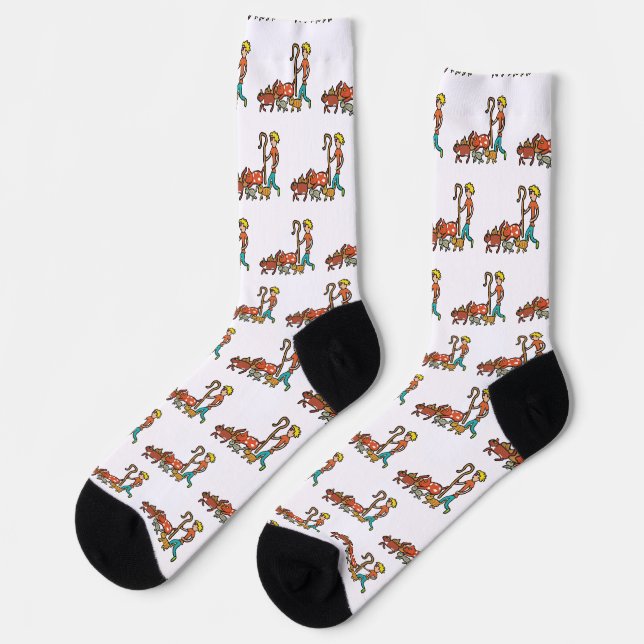 Herding Cats Socks (Left)