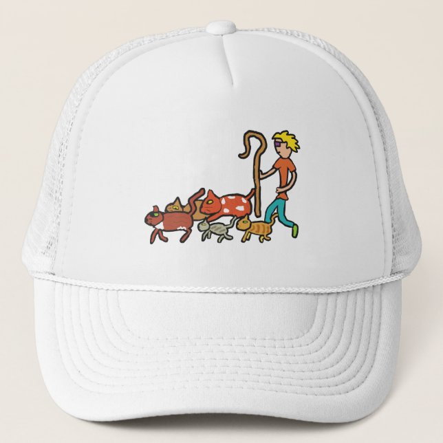 Herding Cats Trucker Hat (Front)