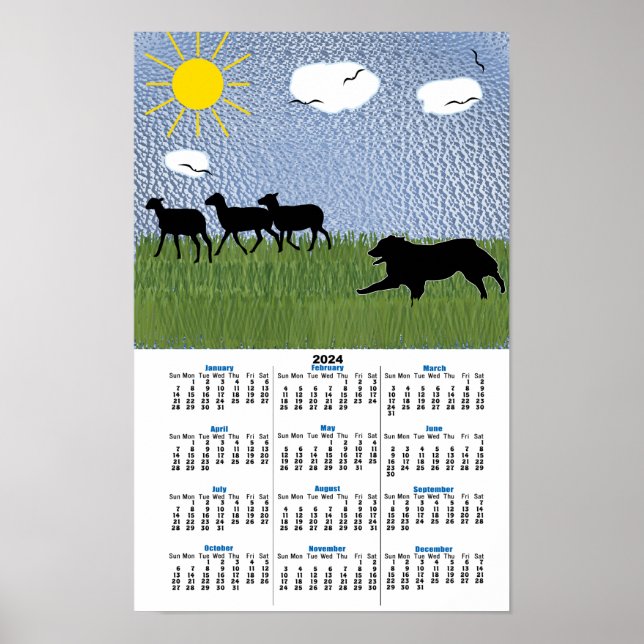 Herding - Driving the Sheep Aussie v3 2024 Poster (Front)