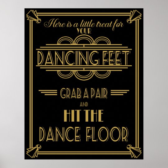 Here a Treat for your Dancing feet poster | Zazzle.com