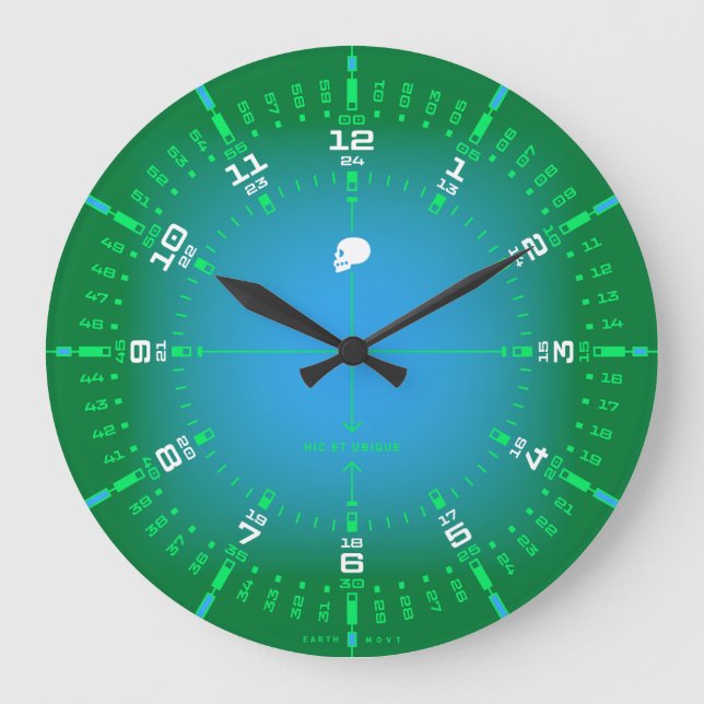 Here and Everywhere Large Clock (Front)