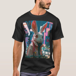 Here are a few title ideas for a rabbit printstyle T-Shirt