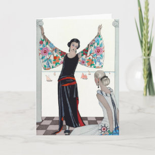 Here Are My Wings - George Barbier Card