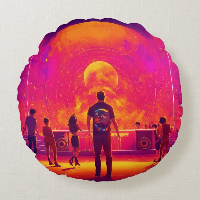 Here are some creative title ideas for a collectio round pillow (Front)