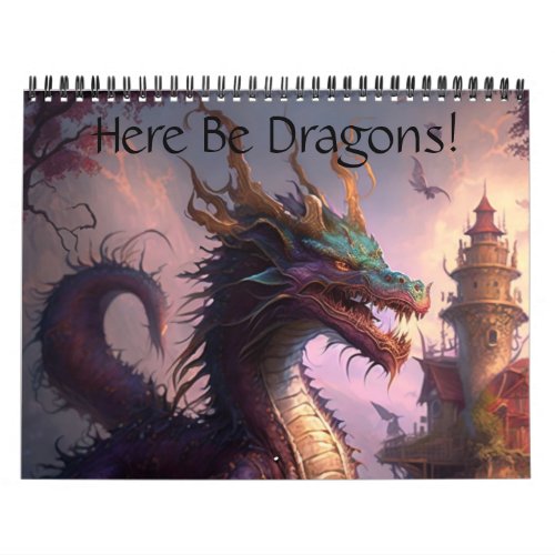 Here Be Dragons Calendar