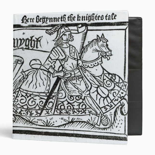 'Here Begynneth the Knightes Tale' Binder (Front/Inside)