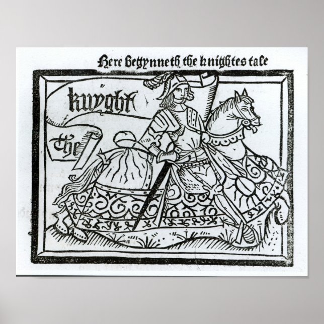 'Here Begynneth the Knightes Tale' Poster (Front)