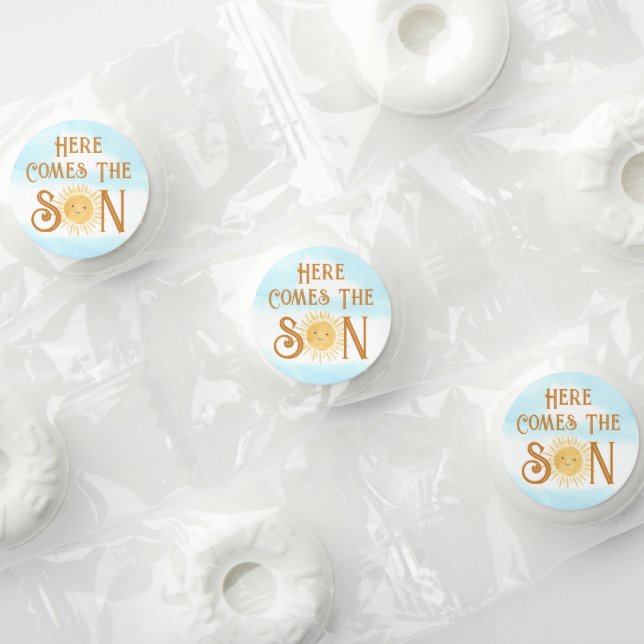 Here Come The Son Boy's Baby Shower Life Saver® Mints



