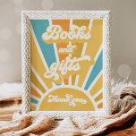 Here Come The Son Sun Baby Shower Books And Gifts Poster at Zazzle