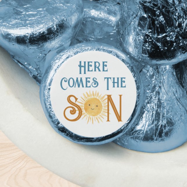 Here Come The Son Sunshine Baby Shower Hershey®'s Kisses® (Creator Uploaded)