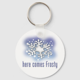 Here comes Frosty Keychain