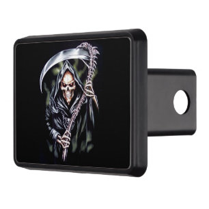 Here Comes Grim Tow Hitch Cover