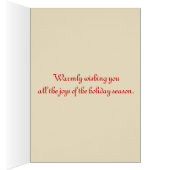 Here Comes Santa -Christmas greeting cards (Inside (Right))