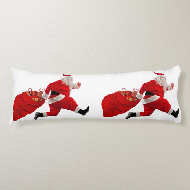 Here Comes Santa Claus Body Pillow (Front)