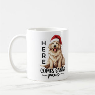 Here comes Santa Paws Coffee Mug