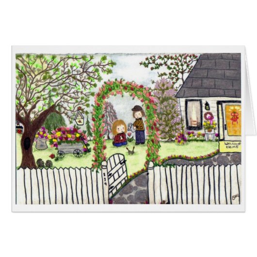 Here Comes Spring Cards (Front Horizontal)