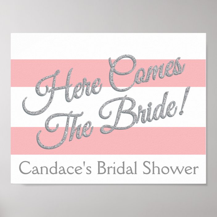 Here Comes the Bride Poster | Zazzle.com