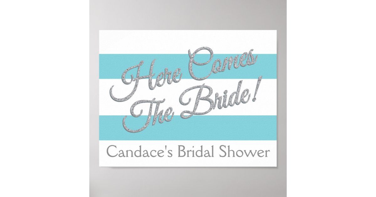 Here Comes the Bride Poster | Zazzle