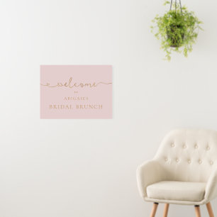 Here comes the bride shower sign