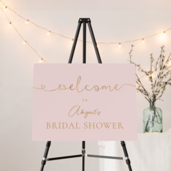 Here Comes The Bride Shower Sign by Whimzy_Designs at Zazzle