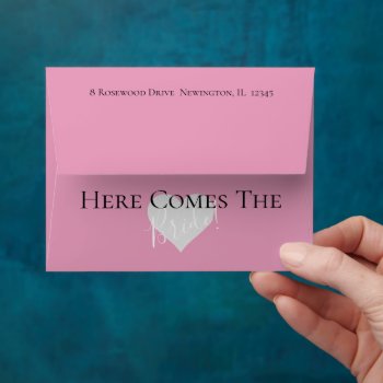 Here Comes The Bride To Be Bridal Party Envelope by Ohhhhilovethat at Zazzle