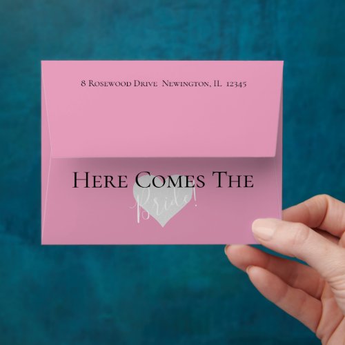 Here Comes The Bride To Be Bridal Party Envelope