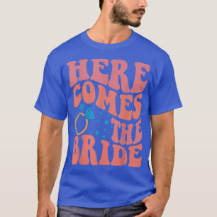 Here Comes The Bride Wedding Ring Bearer Flower Gi T-Shirt