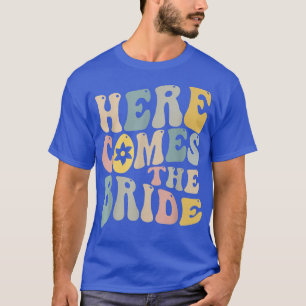Here Comes The Bride Wedding Ring Bearer Flower Gi T-Shirt