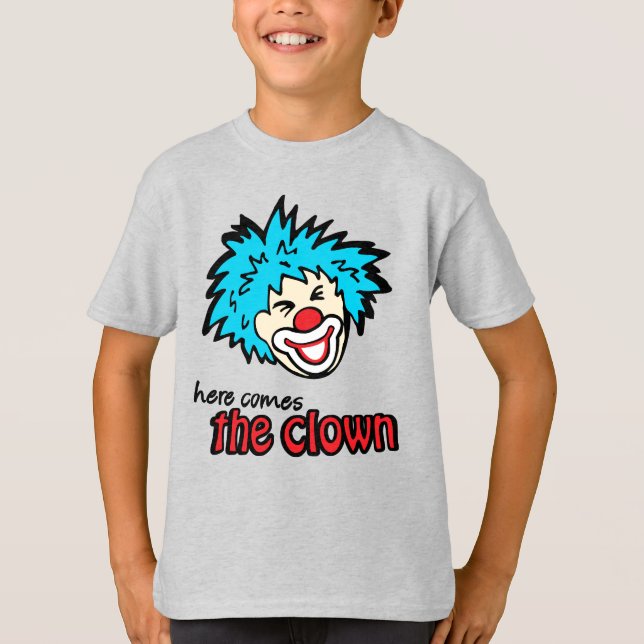 Here comes the clown kids t-shirt (Front)