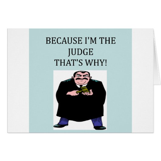 here comes the judge cards (Front Horizontal)