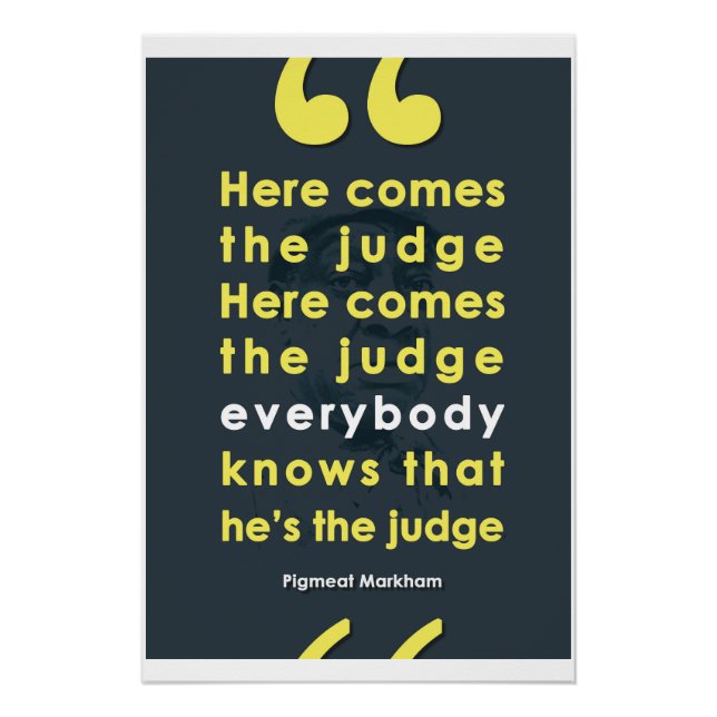 Here Comes The Judge - Pigmeat Markham Poster (Front)