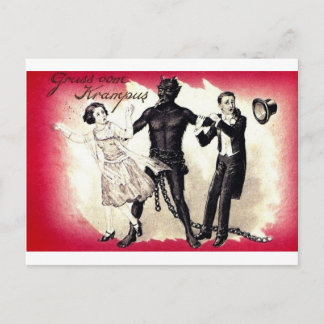 Here Comes The Krampus 3 Postcard