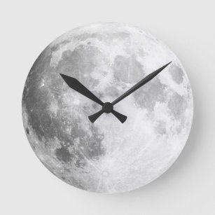 Here Comes The Moon / Full Moon Wall Clock