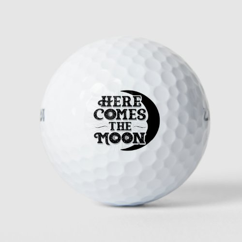 Here Comes The Moon Golf Balls
