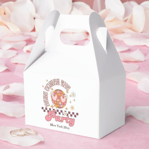 Here comes the party bachelorette party  favor boxes