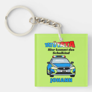 Here comes the school kid - Police siren Keychain