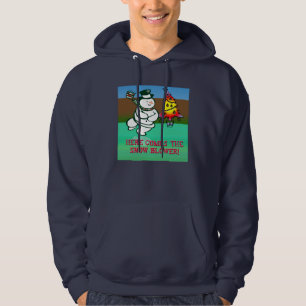 Here Comes The Snow Blower, Christmas Humor Gear! Hoodie