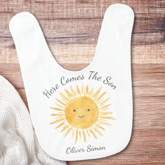 Here Comes The Son Baby Bib (Creator Uploaded)