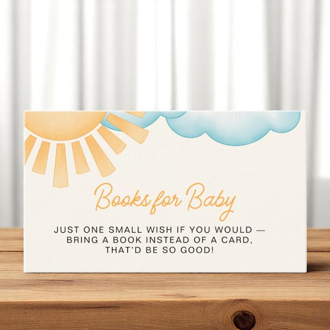 Here Comes the Son Baby Books for Baby Enclosure Card (Creator Uploaded)