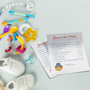 Here Comes the Son Baby Boy Shower Game