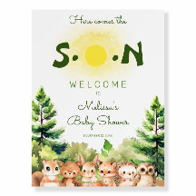 Here Comes The Son Baby Boy Shower Welcome